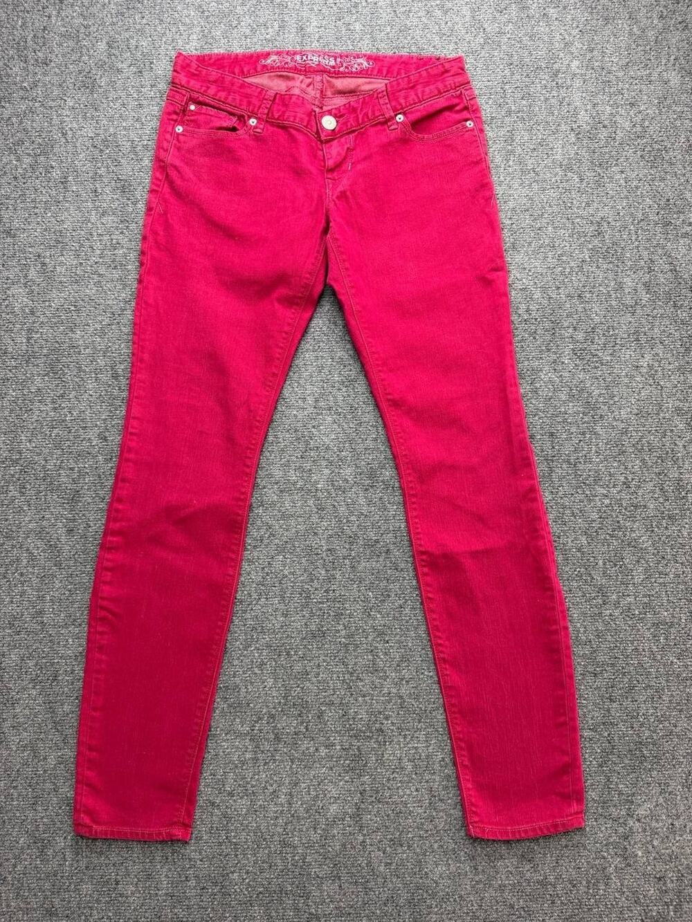 Y2K Express Stella Slim Fit Low Rise Jeans Women’s Size 8 Hot Pink